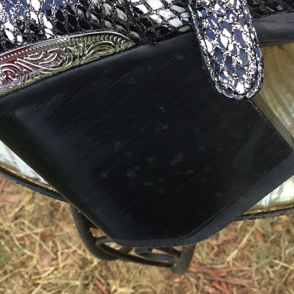 Jeffrey Campbell Black Calhoun Silver Studded Western Booties - Picture 16 of 16